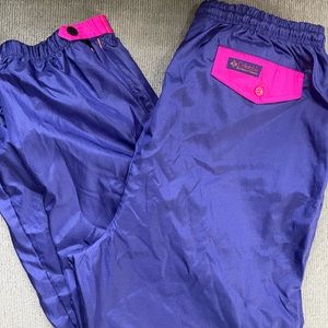 Vintage Columbia Windbreaker Pants